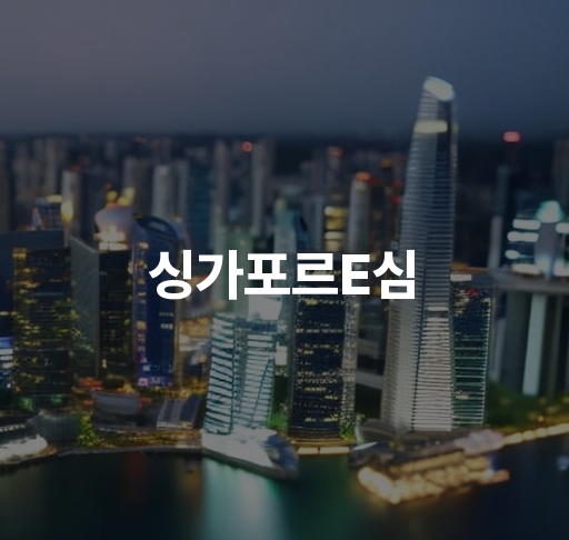 싱가포르E심 LTE 데이터 전용 이심 핫스팟 사용 가능 다양한 요금제 제공
