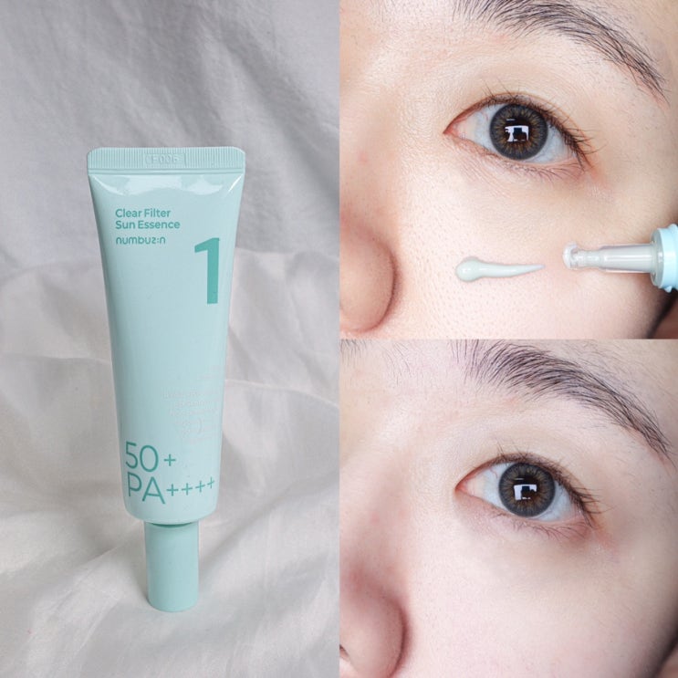  넘버즈인 1번 청초 진정 맑은 물막 선크림, 촉촉한 선크림, 지성 복합성 선크림 추천, 올리브영 선크림 유기자차 추천