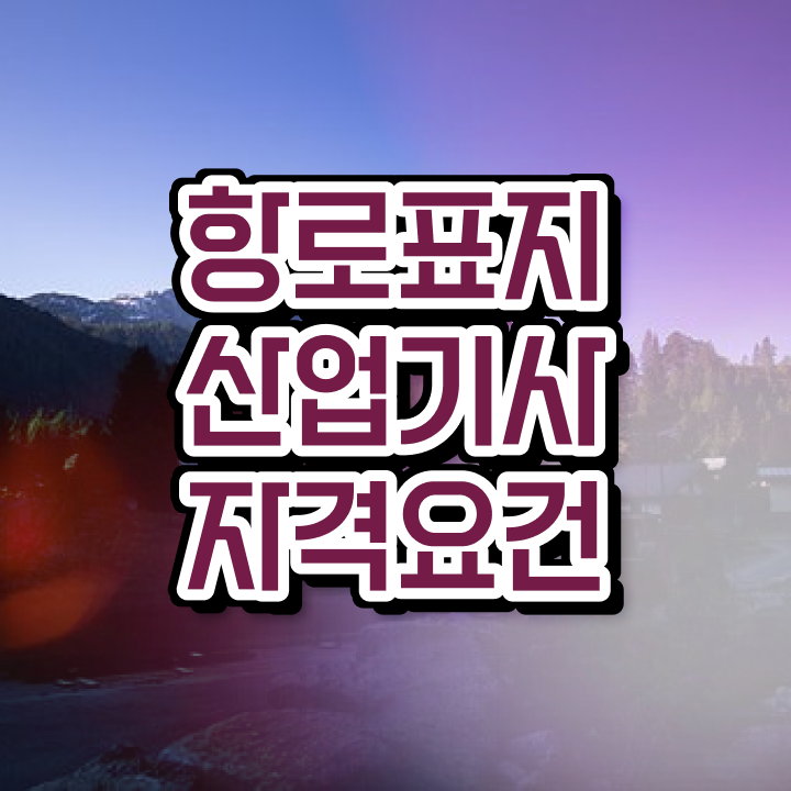  항로표지산업기사 자격요건 항로표지산업기사 시험자격 온라인으로 빠르게 끝낸 전략