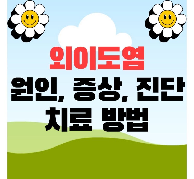  외이도염 원인 증상 진단 치료 방법