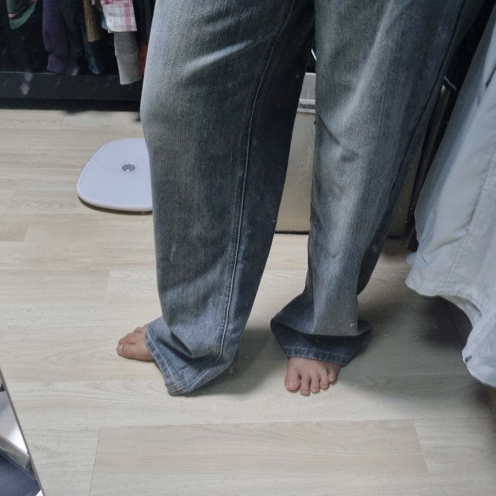 다이소 옷수선테이프으로 바지단 기장 줄이기 청바지 후기
