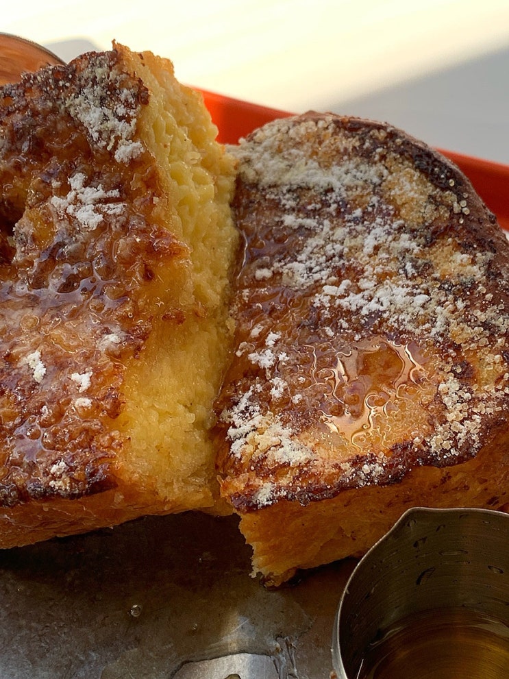  크래킹카페 살살 녹는 프렌치토스트 브런치 맛집 판교 신상카페 백현동카페거리