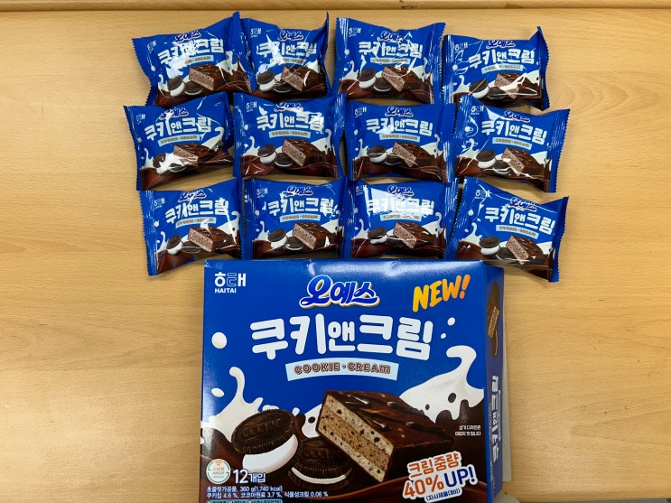  해태제과 <오예스 쿠키앤크림> 리뷰