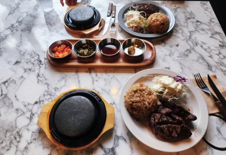 수유역맛집 그집스테이크2호점 평일런치 가격&가성비식사