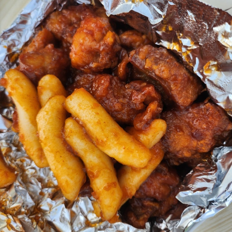  양주 옥정 돌격닭강정 매운맛 & 순한맛 맛있넹! #내돈내산
