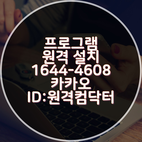 도봉구 지역 원격 프로그램 설치 서비스 안내 윈도우설치/포토샵,일리스트설치/캐드,스케치업설치/패러럴즈설치/한글,엑셀,Ms오피스설치