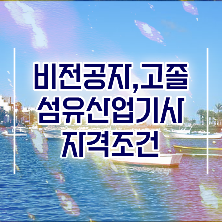  섬유산업기사 시험응시조건 집에서 온라인으로 반 년만에 성공한 후기