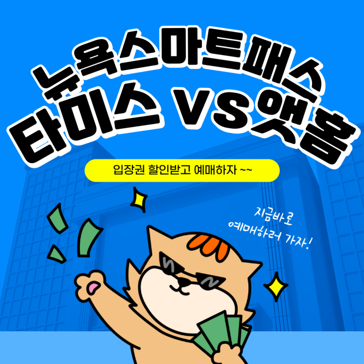  [뉴욕여행_준비] 뉴욕애플패스 비교 및 추천(타미스 vs 앳홈트립)