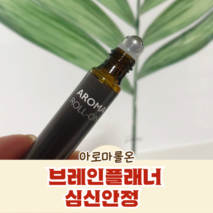  브레인플래닛 심신안정 새학기아이들집중력향상 아로마롤온