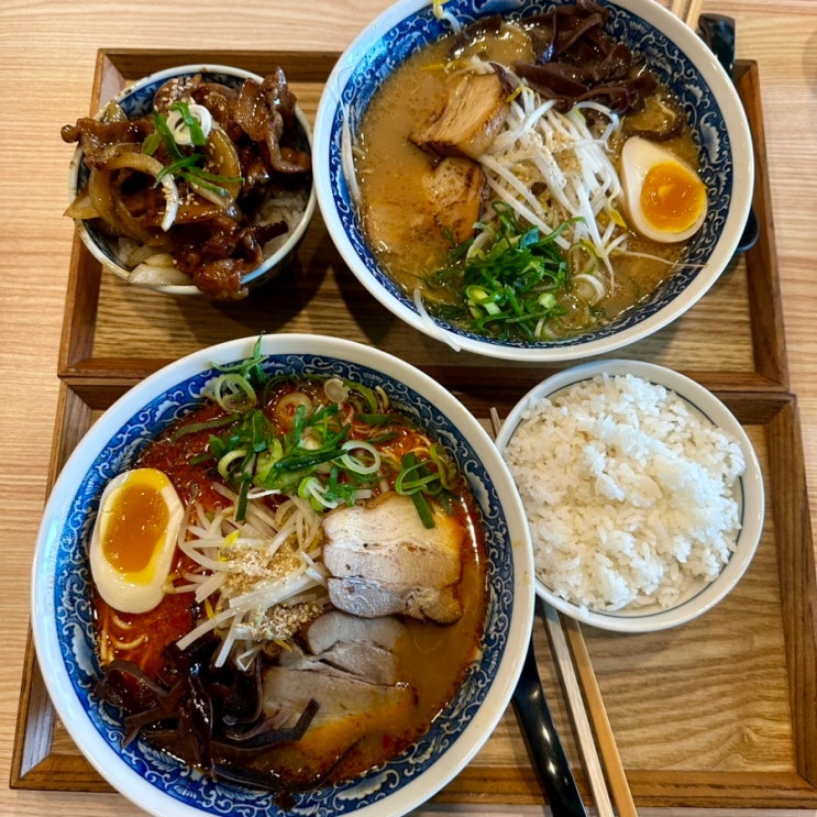  인천 연수구 송도 일본식 돈코츠 미소라멘 맛집 마찌카도 후기(내돈내산)