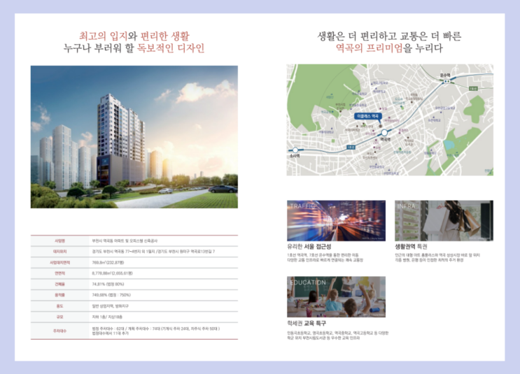  역곡이클래스 역세권 신축 오피스텔 아파트 분양정보 !