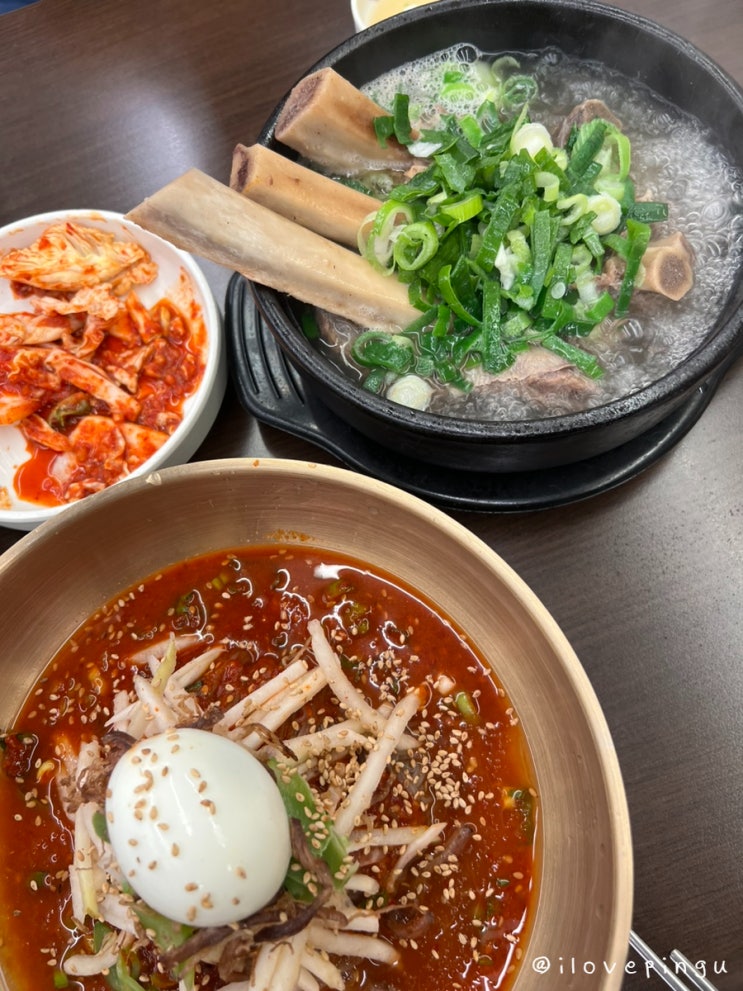  인천 서구청 맛집 갈비탕 전문점 신비면옥 거대갈비탕&냉면 인천서구청점