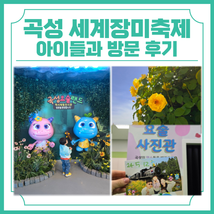  곡성 세계장미축제 아이들과 방문 후기 일정 및 주차 꿀팁