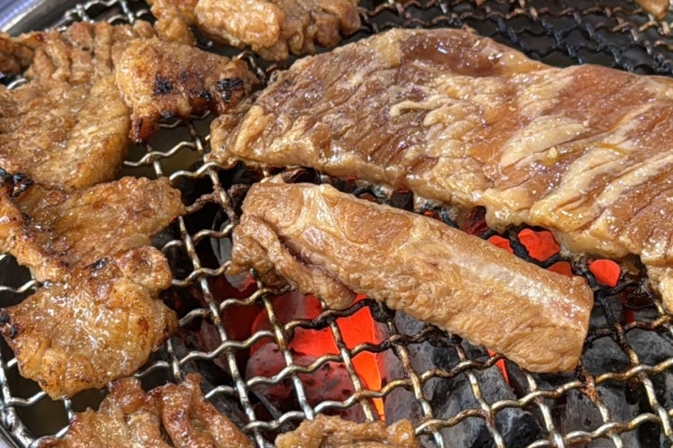  [대구, #맛집] 단체회식엔 돼지갈비가 맛있는 신천역고기집  : 재바우참숯불