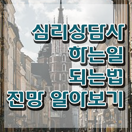  군상담심리사 , 심리상담사 자격증 구체적인 학습한 후기 , 활용 방법