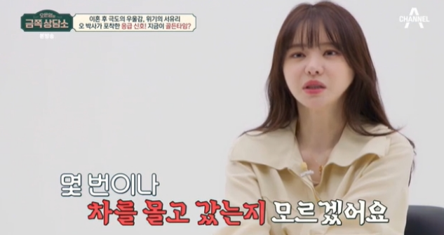 차 몰고 절벽으로 <b>이혼 서유리</b> 극단적 생각 가성 치매 증세