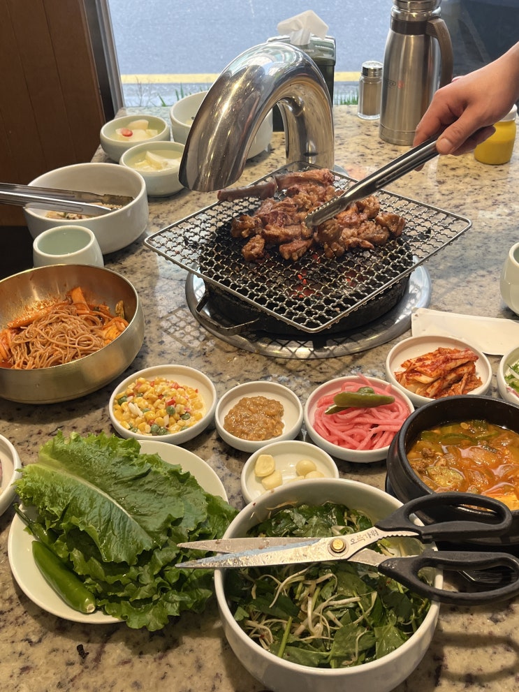  강동구청역 맛집 모임하기 좋을 성내동 돼지갈비 맛집 오륜정
