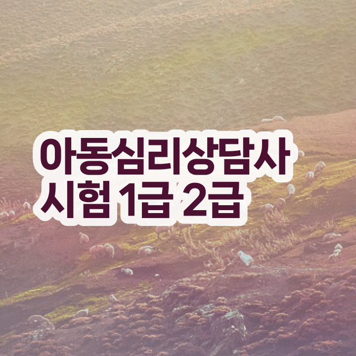  심리상담사2급기출문제 , 심리상담사 자격증 단기간에 시험준비 확인해봅시다