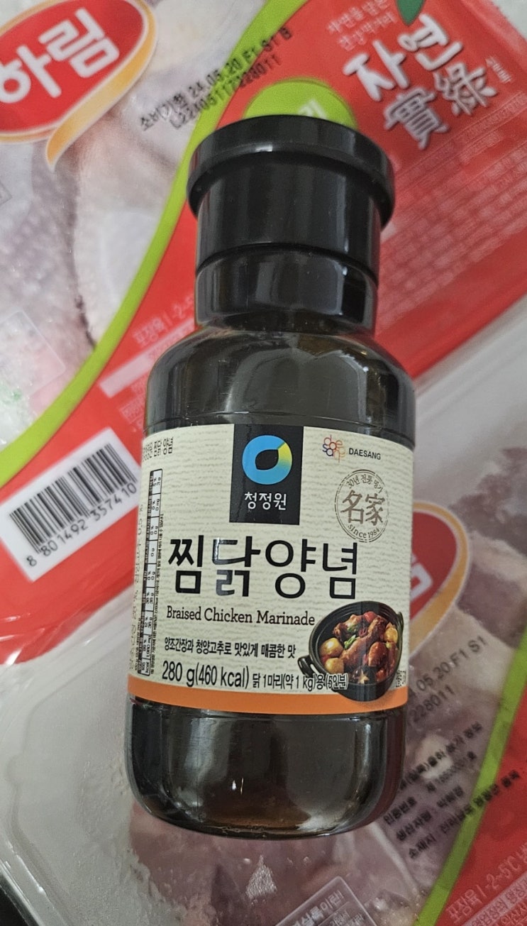  청정원 찜닭양념 안동찜닭 스타일