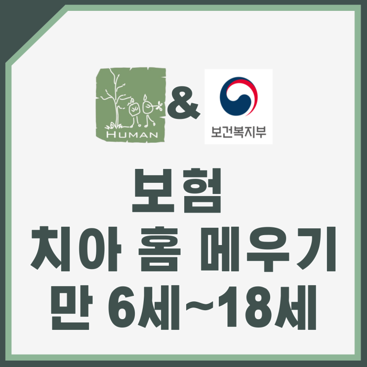  보험 치아 홈 메우기