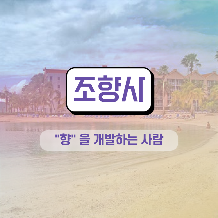  조향사 , 조향사자격증 취득한 방법 및 채용전망