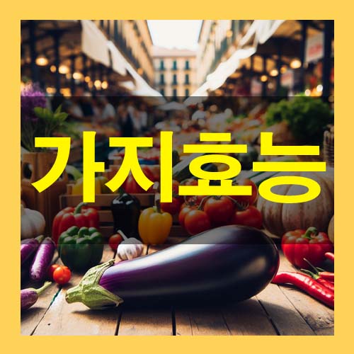  가지효능과 부작용 요리방법