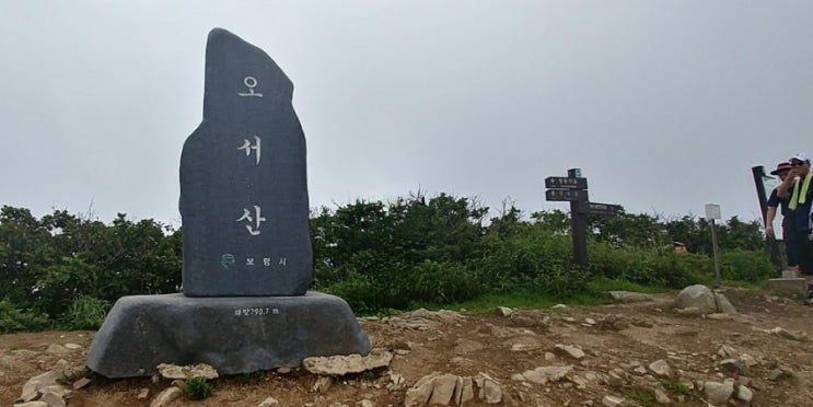 100대명산 : 오서산  7월 여름 산행 서해안 최고봉