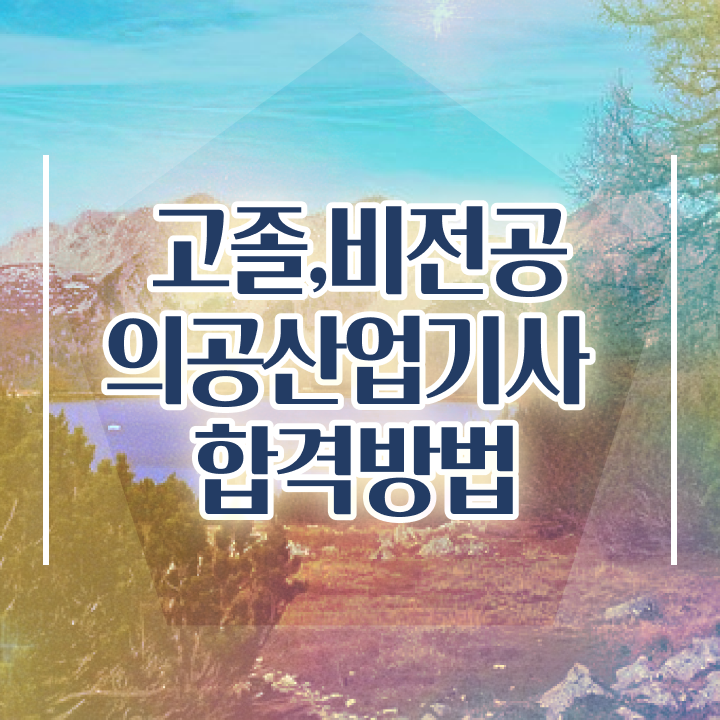  의공산업기사 취득자격 온라인 수업으로 편하게 완료한 팁