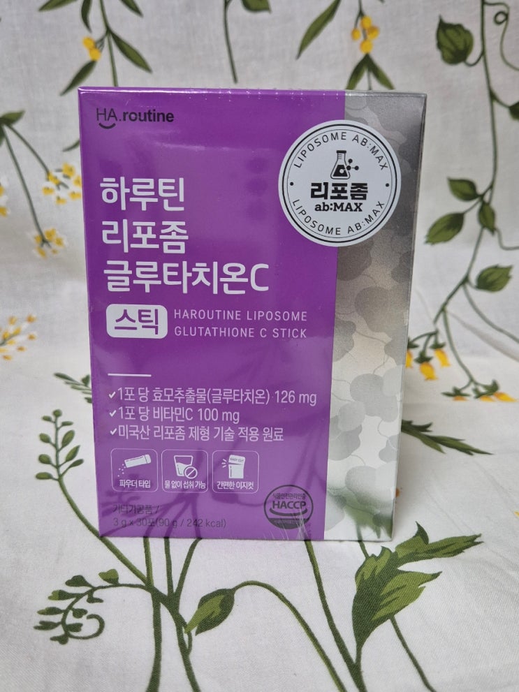  글루타치온 하루틴 리포좀 글루타치온C 스틱 높은 흡수율의 리포좀 공법