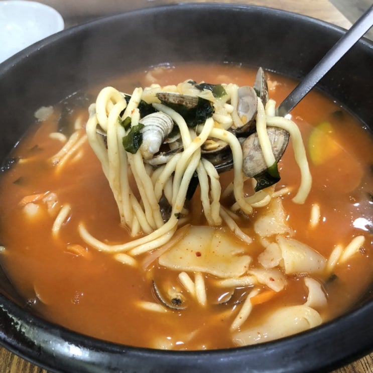  인천소래포구맛집 참소래칼국수 얼큰칼제비 해물파전 대박