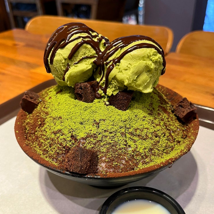 [설빙] 녹차와 초코의 조합이 좋은 설빙 추천: 그린티초코설빙(가격, 맛, 칼로리)