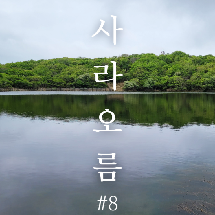  사라오름 만수(滿水) 성판악 탐방로 제주 오름 중 가장 높은 곳에 있는 산정호수 물멍