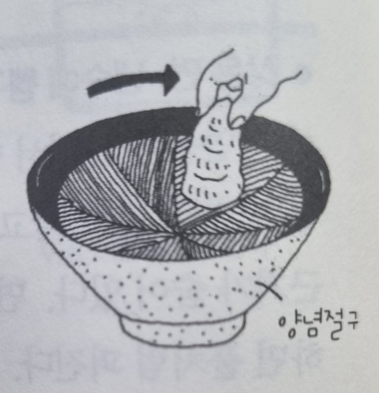  마 양념절구 갈은 마