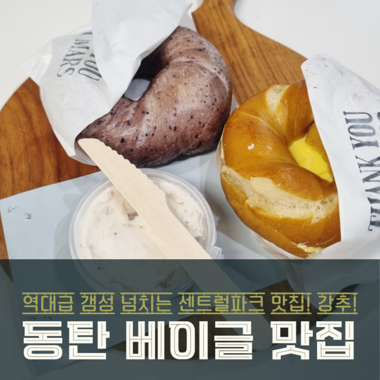  동탄 간식 베이글 햄치즈샌드위치 내돈내산 땡큐베리마스