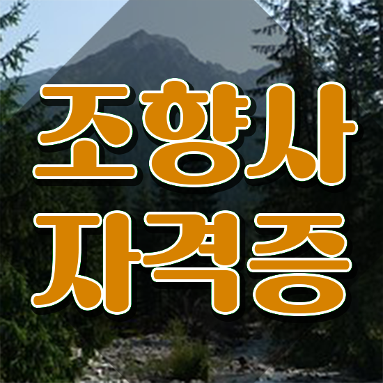  40대후반자격증 , 조향사 집에서 온라인으로 준비한 팁