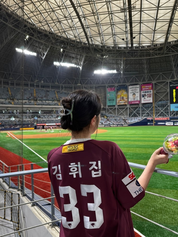  첫 야구장 방문기, 키움의 고척돔! 난 오늘 너희가 이길 줄 알았어..