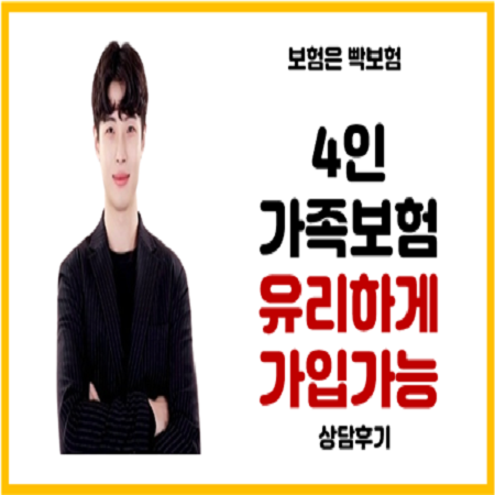  4인가족 보험료 30만원이면 충분하다