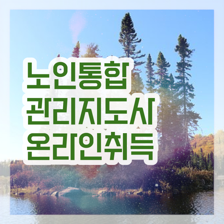  노인통합관리지도사 사이트 , 노인통합관리지도사 자격증 취득했던 후기 완벽 정리