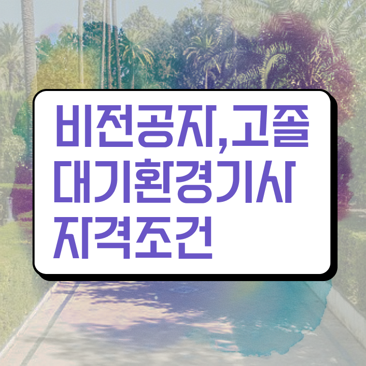  대기환경기사 실기 대기환경기사 응시조건 집에서 온라인으로 빠르게 끝낸 전략