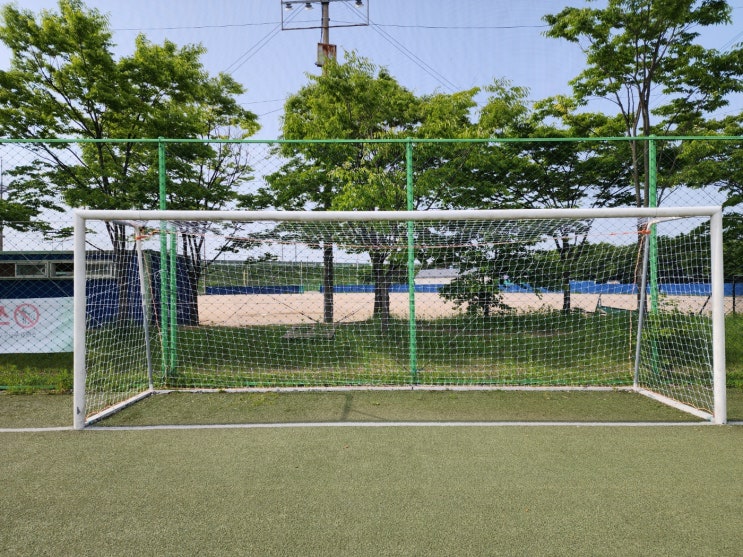  [날개스포츠] 인천드림파크문화재단 제1,2,3축구장 축구골망 교체, 축구골대그물망 교체 작업