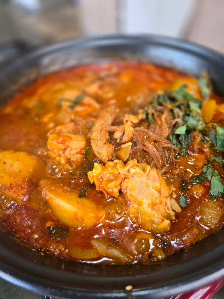  구미 옥계 산동 닭도리탕 맛집 <땡초 얼큰 닭볶음탕>