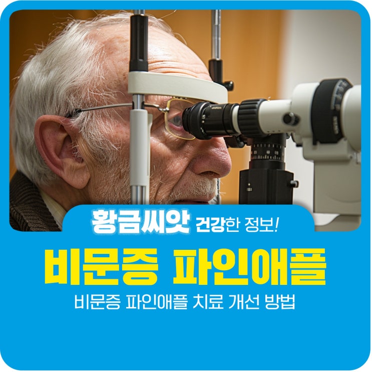  비문증 파인애플 치료 개선 방법
