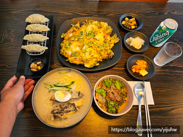  수원시청역 냉면 맛집 육전면사무소 혼밥 식당
