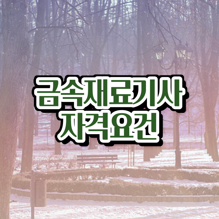  금속재료기사 2024 금속재료기사 자격요건 집에서 온라인으로 4달 안에 성공한 전략