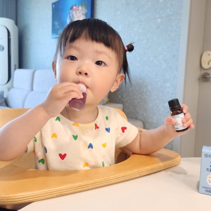  신생아유산균 닥터로하스 베이비 드롭유산균 배앓이없이 잘 먹이기