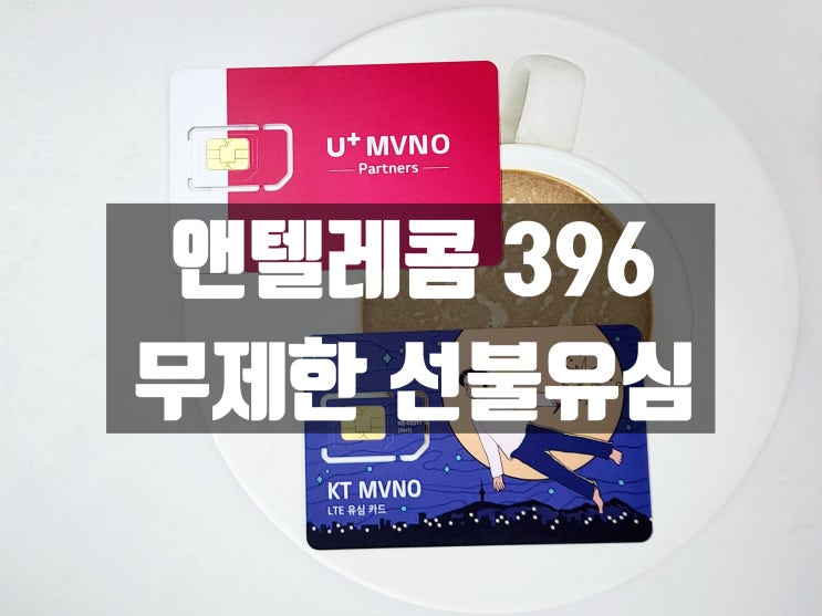  앤텔레콤 L망 K망 396 무제한 선불유심 개통 방법