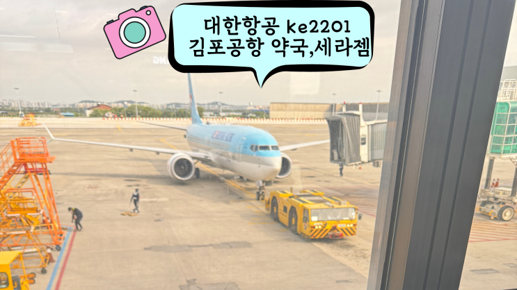  대한항공 ke2201 타고 아이와 베이징 여행 김포공항 약국, 세라젬