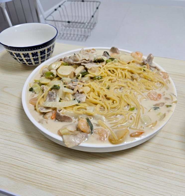  한국식 까르보나라 파스타