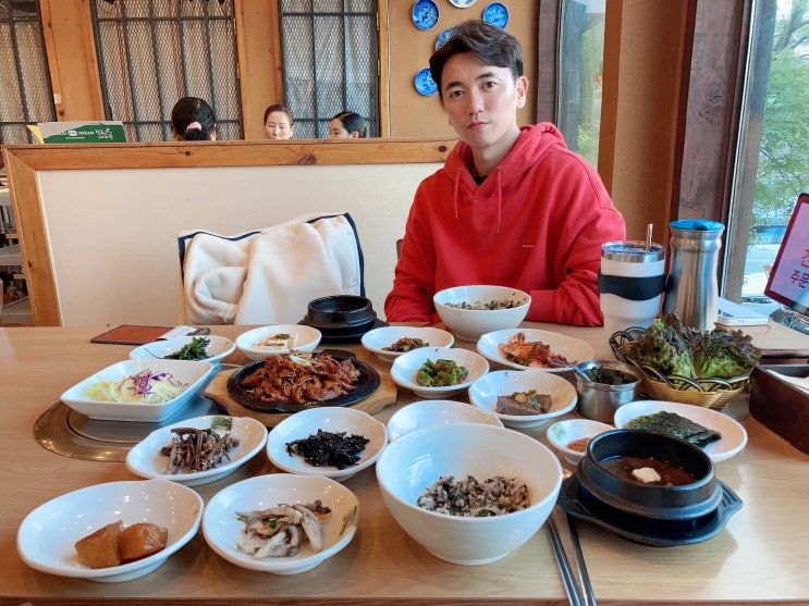  [파주 프리미엄 아울렛 주변 맛집] 돼지 숯불고기와 시래기밥 전문점인 산내음 파주본점 (+애견동반/개별룸)