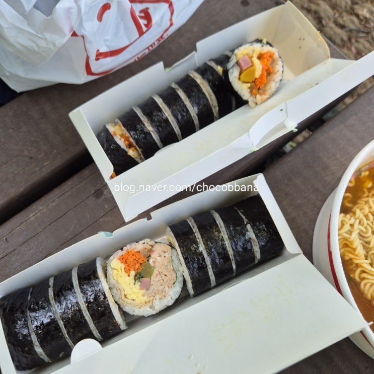  도토리김밥 과천역에서 서울대공원 갈때 도시락 사가기 좋은 가게